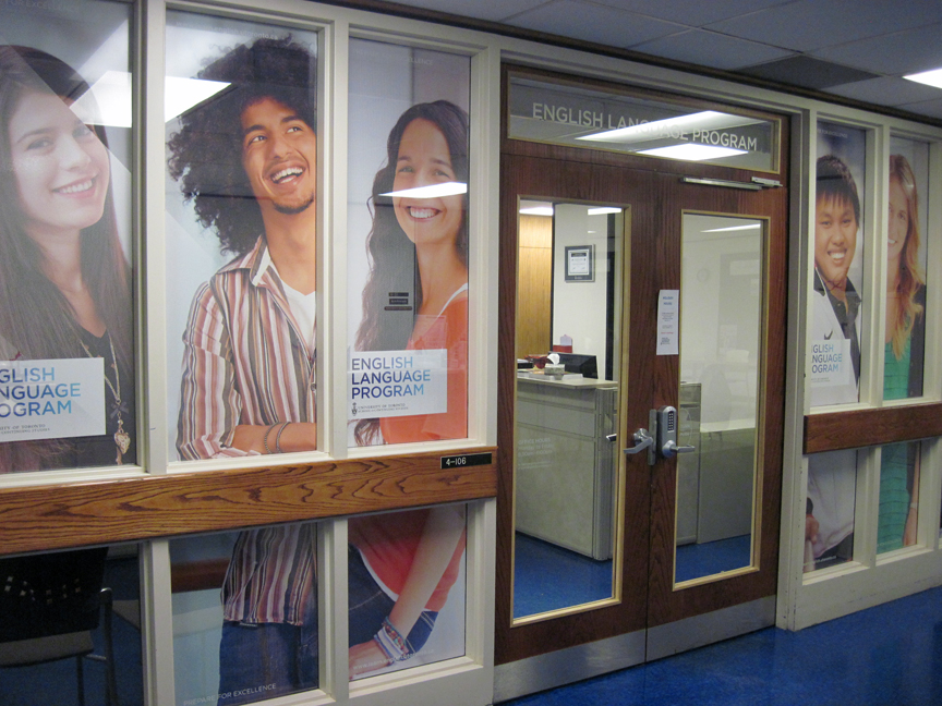 Perforated window film images